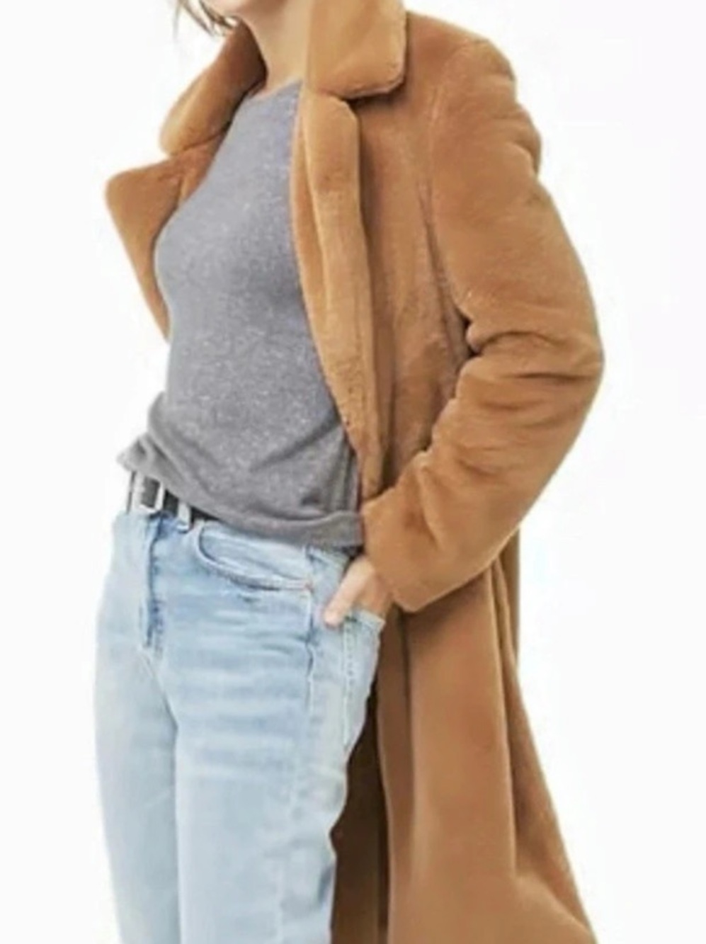 Forever 21 Cozy Faux Fur
Coat